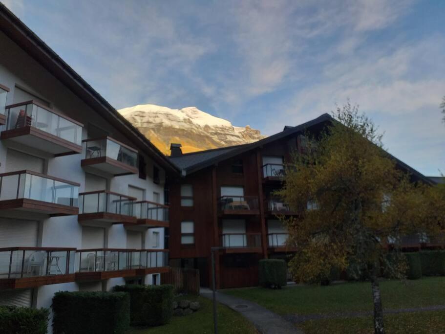 Studio 4 Couchages "L'Appel De La Montagne" Les Contamines-Montjoie Dış mekan fotoğraf
